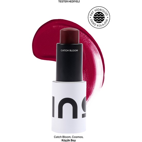 Ino Beauty Cosmos Stick Ruj & Allık 4,5gr Doğal Görünüm ve Nemlendirici Etki