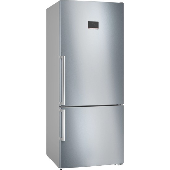 Bosch KGN76CIE0N Serie 6 186 x 75 cm Kolay Temizlenebilir Inox Alttan Donduruculu Buzdolabı