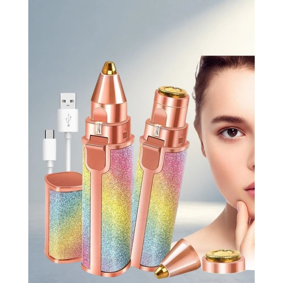 Aslanoğlu Store Ağrısız Mini Yüz ve Kaş Epilatörü USB Şarjlı Taşınabilir