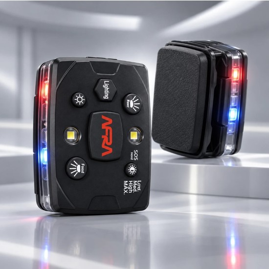 Afra Giyilebilir 360° LED Çakar Ikaz ve Güvenlik Lambası