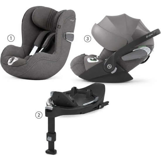 Cybex Cloud T & Sirona T & Baza T | Plus Mirage Grey