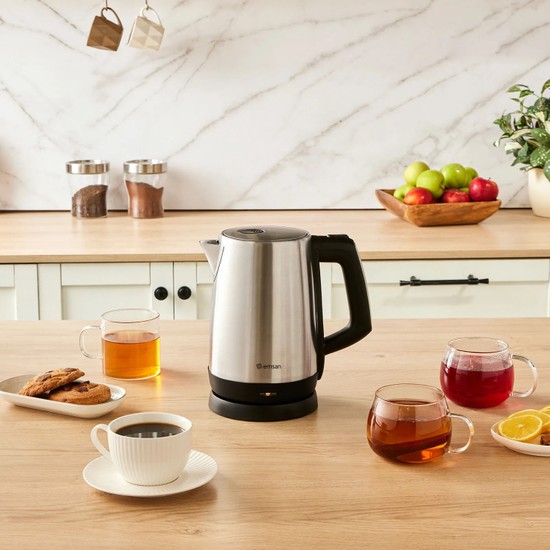 Emsan 2203 Su Isıtıcı 18/10 Paslanmaz Çelik Kettle Inox 2,2 Litre