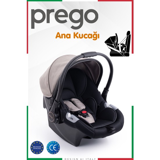 Prego Premium Ana Kucağı - Taşıma - Oto Koltuğu Özellikli Bebek Puseti