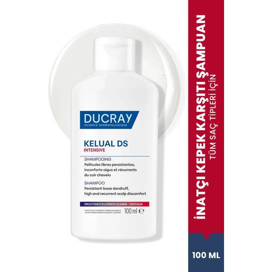 Ducray Kelual DS Intensive İnatçı, Yoğun ve Tekrarlayan Kepek Karşıtı Şampuan 100 ml
