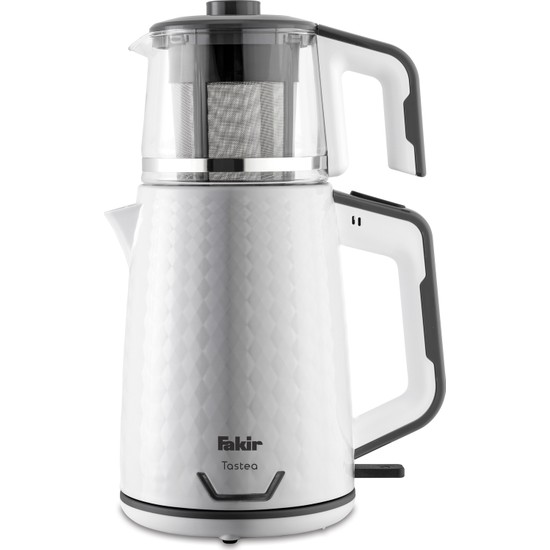 Fakir Tastea 2 Litre Beyaz-Gri Çay Makinesi Hızlı Demleme