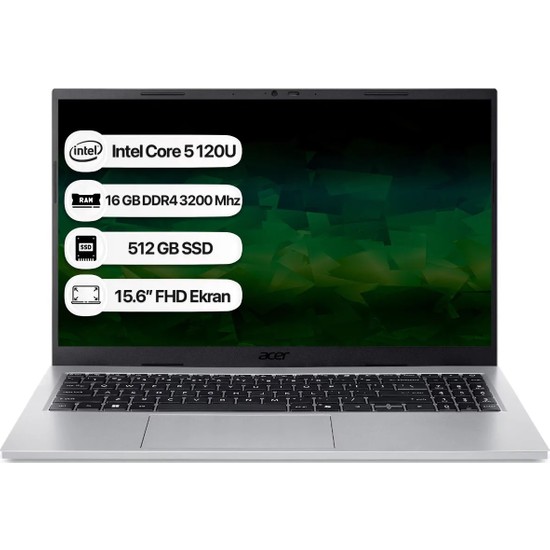 ACER Aspire Go NX.JRREY.001 Intel Core 5 120U 16GB 512GB W11H 15.6" FHD Taşınabilir Bilgisayar