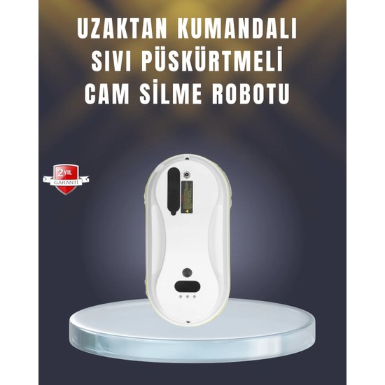 Prime 2800 Pa Güçlü Emişli Akıllı Cam Temizleyici Robot