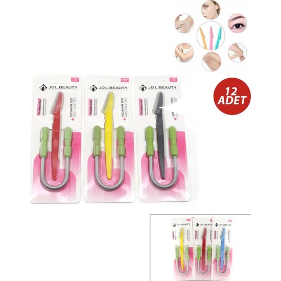 Eco Port 12 Adet 2cps Kaş Usturas - Yanak Yayı Set (5580) Abc