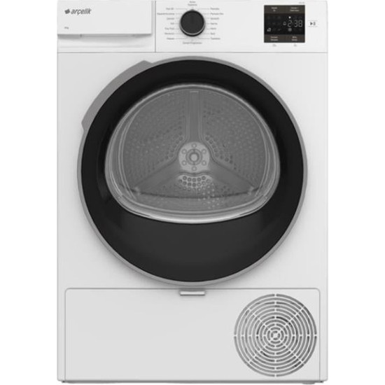 Arçelik 802 Kmx 8 kg Çamaşır Kurutma Makinesi Beyaz