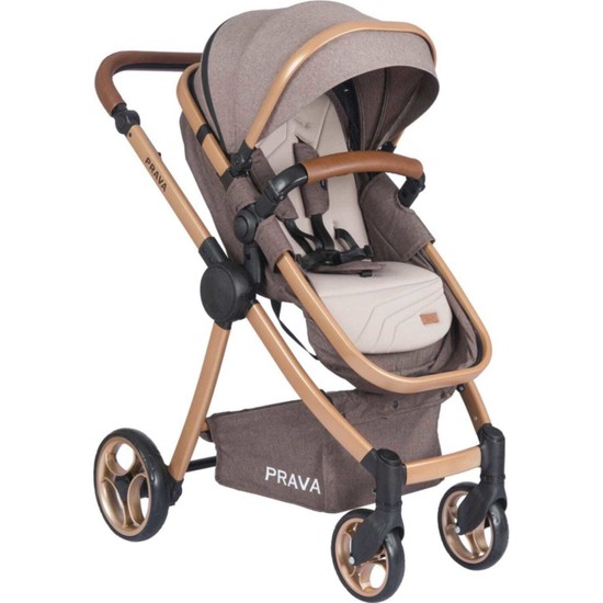 Prava P14 Travel Sistem Bebek Arabası Kahve Gold