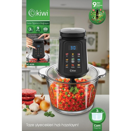 KC-8250 Gıda Doğrayıcı & Öğütücü