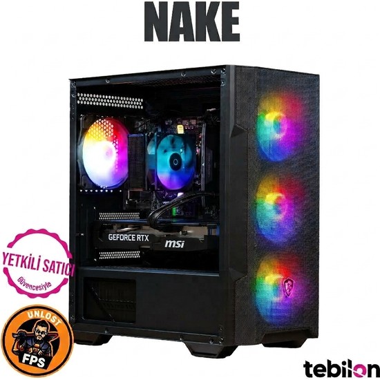 Tebilon NAKE ECO I AMD RYZEN 7500F I MSI RTX 5060 8GB I MSI A620 I 16GB I 500GB SSD-OEM PAKET