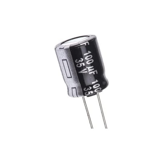 100UF 35V Kondansatör 12X10MM - 10 Adet