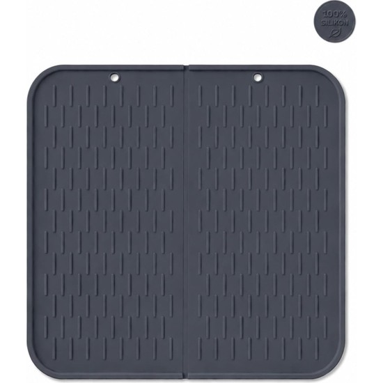 Store %100 Silikon Bulaşık Kurutma Matı,pvc ve Plastik Içermez,bulaşık Altlığı,bulaşık Kurutmalığı-Füme