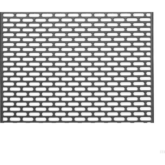 Store Silikon Kaydırmaz Lavabo Paspası, Gri, 33X28 Cm, Delikli Tasarım, Mutfak ve Banyo Için Su Geçiren Tezgah Koruyucu Mat