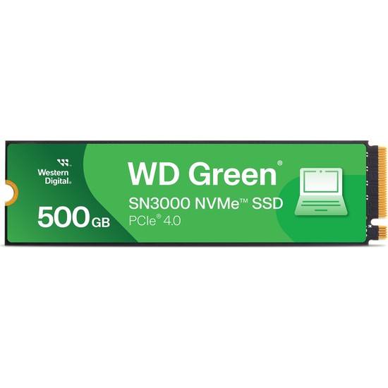 Şanal Wd Green SN3000 Nvme Ssd, Pcıe Gen 4, 500GB