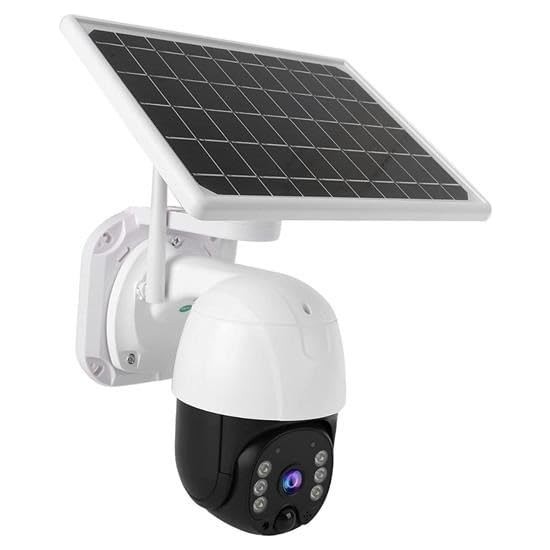 Şanal Hıgh Supply Servıce® Solar Panelli Su Geçirmez Gece Görüş Destekli Wifi Bağlantılı Güvenlik Kamerası