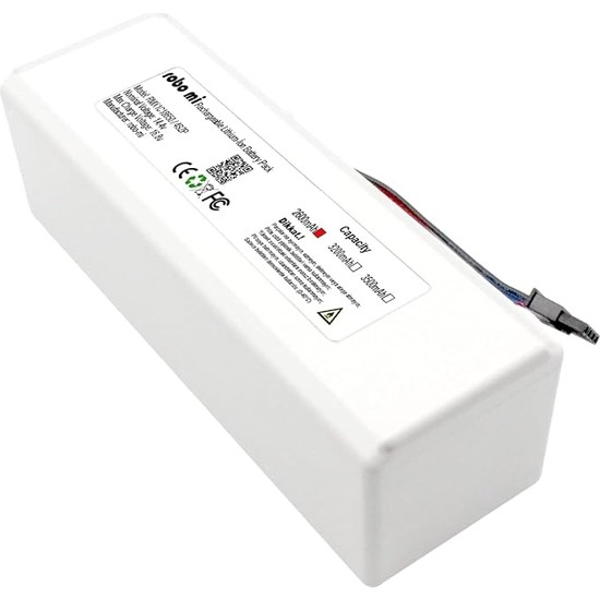 MSP Mi Vacuum Mop 1c STYTJ01ZHM Ile Uyumlu 2600MAH Robot Süpürge Bataryası