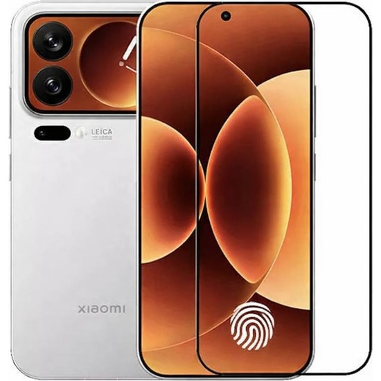 Xiaomi 17 Pro Uyumlu Temperli Tam Kapatan 3D Sert Cam Ekran Koruyucu (Parmak Izi Çlışıyor)
