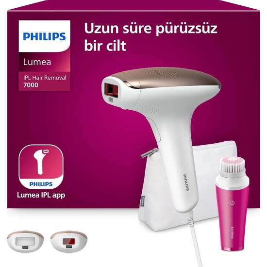 Tr Lumea Ipl Tüy Alma Cihazı, Çantalı, Yüz Temizleme Cihazı Hediyeli, Yüz/vücut/hassas Bölge Kullanımı, Cilt Tonu Sensörü ile Güvenli Epilasyon BRI924/00