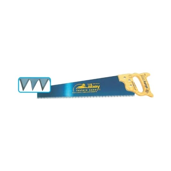 Hace Bazaar Abay Mavi Çelik Paala Testere 50 cm - Ahşap Sap -Hcb