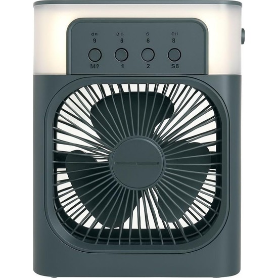 Die Grup Tr Premium Buharlı Soğutucu Fan | 3 Kademeli Serinlik | LED Işıklı Sessiz Klima | Taşınabilir & Şık Tasarım