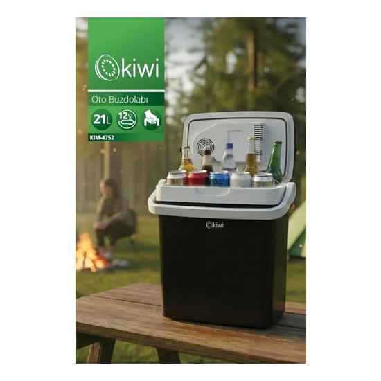 KIM-4752 Oto Buzdolabı | 21 L & 12V Dc & Termoelektrik & Sessiz Çalışma