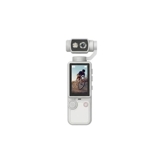 Q8 4K Ultra Hd Taşınabilir Vlog Spor ve Aksiyon Kamerası 2.0" Döndürülebilir IPS Ekran Beyaz