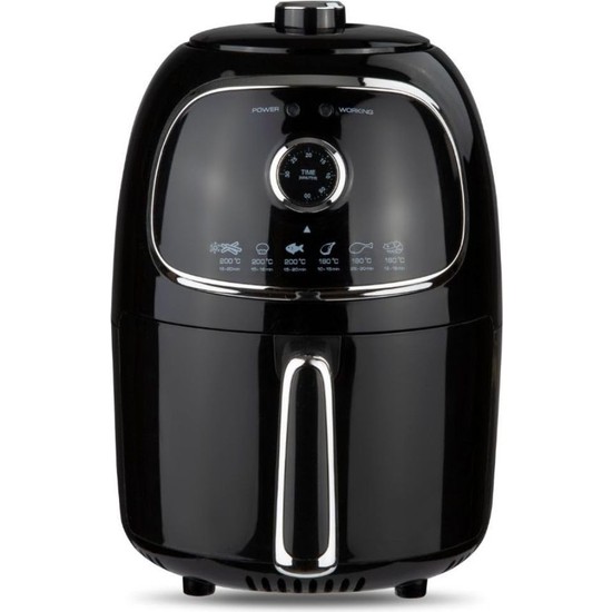 Conti CDF-401 Frito Airfryer Yağsız Fritöz-Siyah