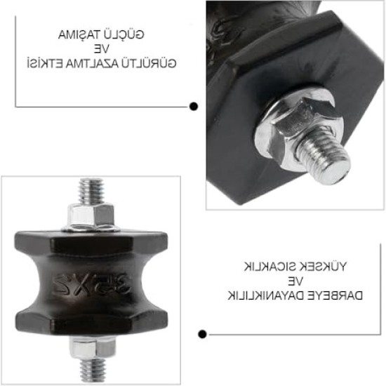 Myg Plus Titreşim Önleyici Klima Dış Ünite Takozu, 4'lü Set