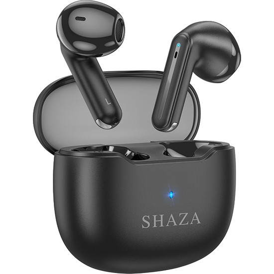 Shaza Air7 Gürültü Azaltma Enc 4 Mikrofonlu Bluetooth 5.3 Tws Kulaklık Siyah