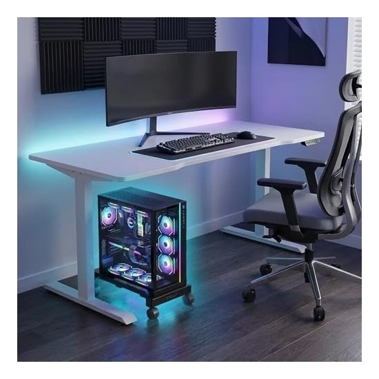 Prexua Roller Tekerli Bilgisayar Kasa Standı - Pc Stand - RLR50 (Small)