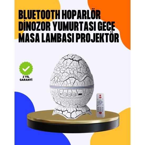 Çetiner Group Mey Ithalat® Yüksek Çözünürlüklü LED Galaksi Projektör + 19 Sesli Uyku Makinesi