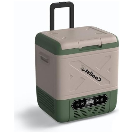 18 Litre Kapasiteli Kompresörlü Tekerlekli Oto Buzdolabı, Çoklu Voltaj