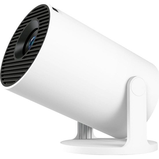 Store HY300PRO+ Android 14 Projektör, 720P Çözünürlük, 170 Ansı Lümen, Wi-Fi 6, Bluetooth 5.4, 4K Destekli, Otomatik Düzeltme, 30-130 Inç Görüntü, Beyaz