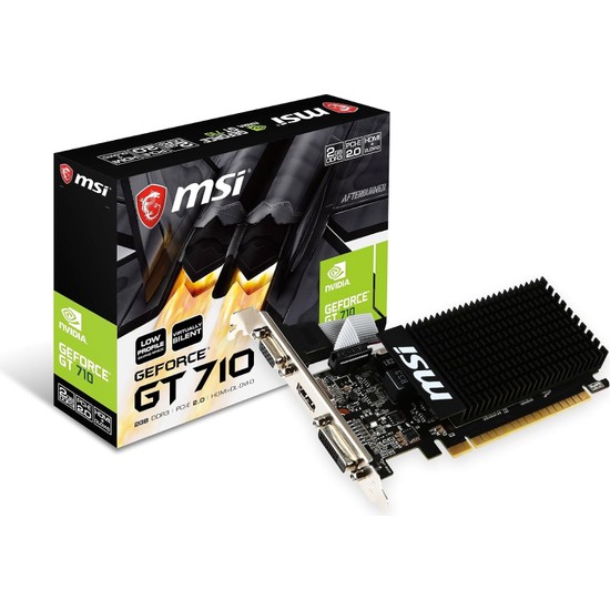 Store VGA Gt 710 2GD3H Lp GT710 2gb Ddr3 64B DX12 Pcıe 3.0 X16 (1xvga 1xdvı 1xhdmı)