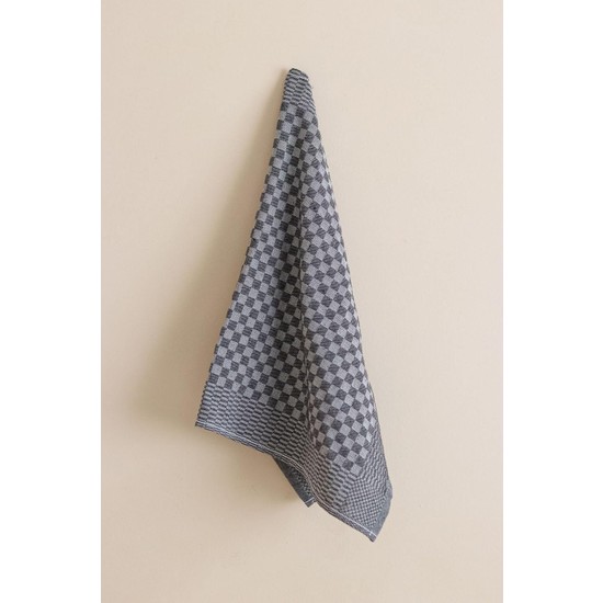 Store Kareli Gri Mutfak Kurulama Bezi 40X60 cm