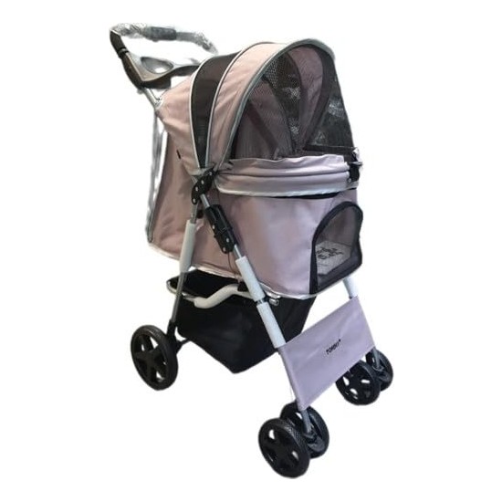 Tommy Evcil Hayvan Arabası 78X46X99,5 cm Pembe Max 15 kg