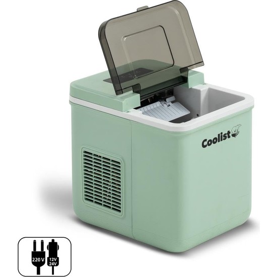 Coolist CLK2BM 12/24VOLT/ 220VOLT 1.3 Litre Kompresörlü Otomatik Buz Yapma Makinesi