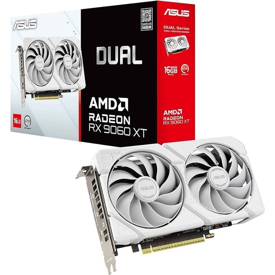 MSP Dual Radeon Rx 9060 Xt 16GB Gddr6 Beyaz Edition Gaming Ekran Kartı