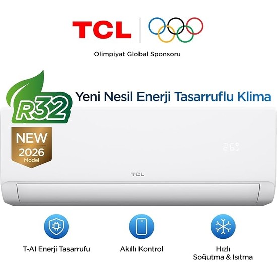 MSP 12000 Btu Split Klima, T-Aı Enerji Tasarrufu, Isıtma ve Soğutma, Akıllı Wi-Fi Kontrolü, Akıllı Konfor - 2026 Model, TAC-12CHSD(080009)/ZG21I