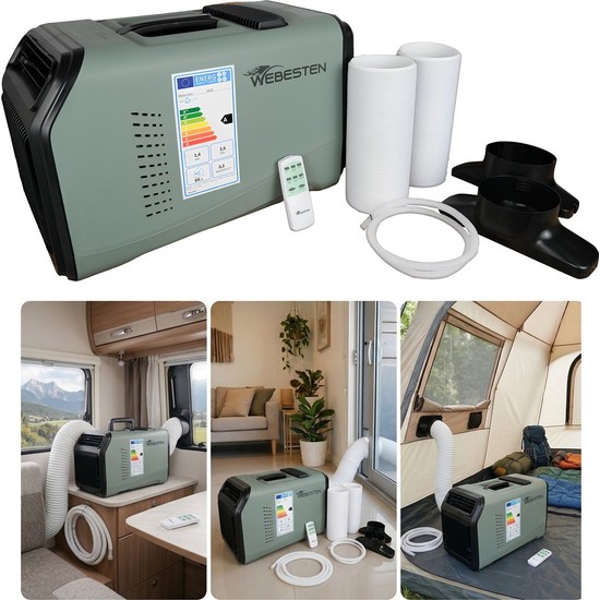 Euro Special Webesten YA01 Portatif Klima - Taşınabilir Klima 1500W / 5100 Btu