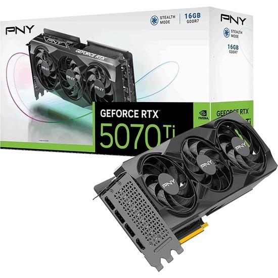 Pny Geforce Rtx 5070TI 16GB Gddr7 256BIT Ekran Kartı (VCG5070T16TFXPB1)