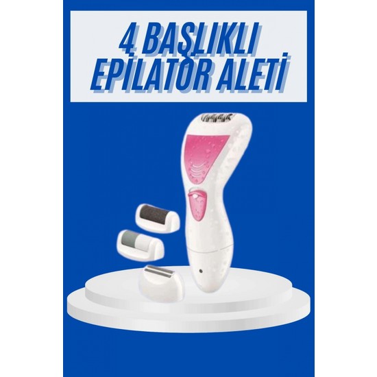 Marsilyan Profesyonel 4in1 Çok Amaçlı Epilasyon Aleti Şarjlı Pratik Taşınabilir