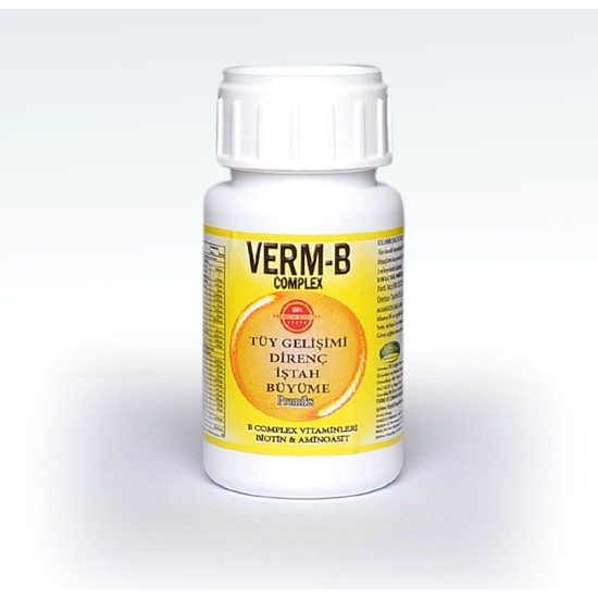 Vermb Complex- Tavuk Civciv Kaz Keklik Muhabbet Kuşu Kanarya Güvercin Sorunu Ve Tüyden Çıkarma Biotin Vitamin