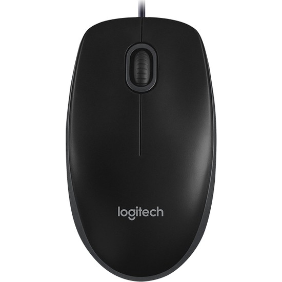 Logitech B100 Optik USB Mouse 800 DPI Kablolu Ev - Ofis Kullanımı İçin Siyah Renk