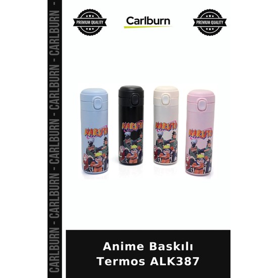 Carlburn Özel Üretim Anime Baskılı Termos ALK387