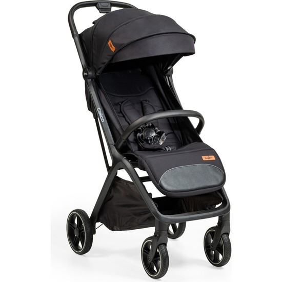 Baby2go Otomatik Katlanan Kabin Boy Bebek Arabası Calico Siyah