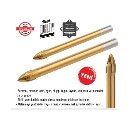 Aslanoğlu Store Universal Matkap Ucu - 8 mm