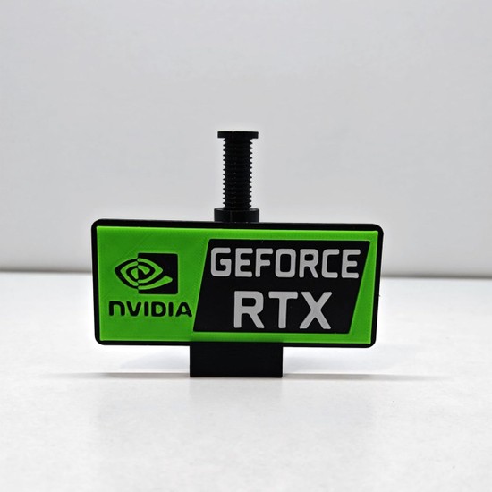 Tr Ayarlanabilir Ekran Kartı Tutucu Nvidia Geforce Rtx Logolu